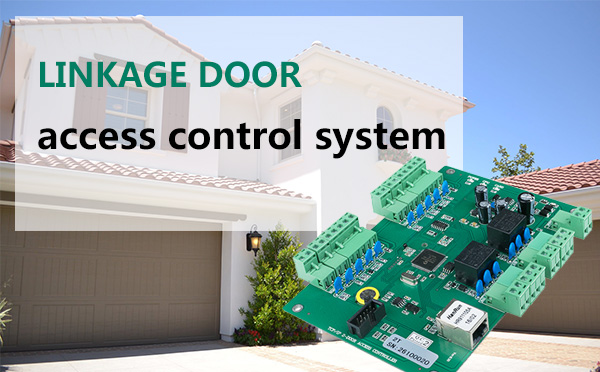 Linkage door access control system Linkage door access control system