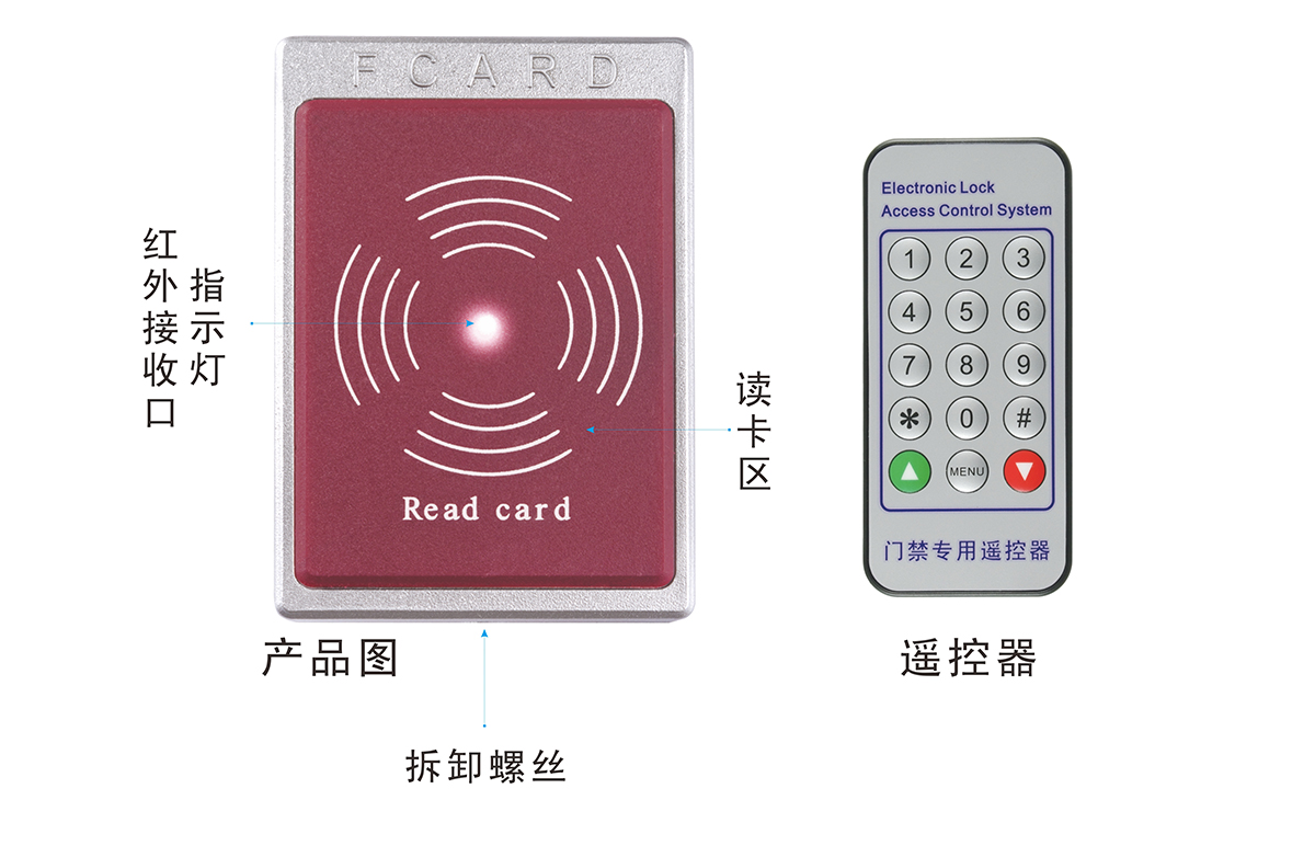 红外门禁外观介绍 红外门禁外观介绍
