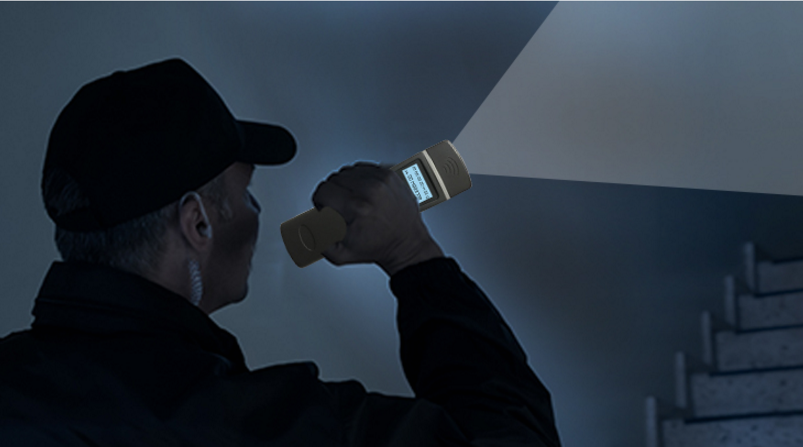 巡更棒自带LED手电筒 巡更棒自带LED手电筒